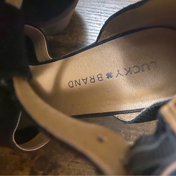 Lucky Brand Open Toe Booties 9.5M - Picture 5 of 5